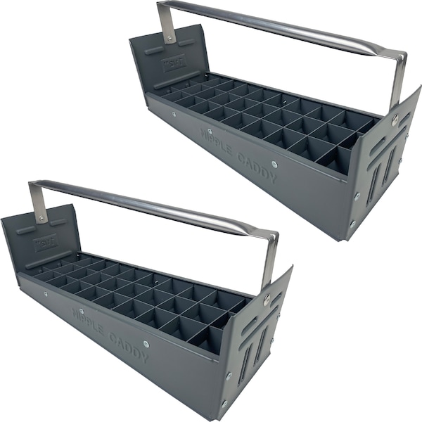 American Built Pro Nipple Caddy, 112 in Nipples Polyethylene, 30 pc Capacity, 2PK T1015 P2 - main